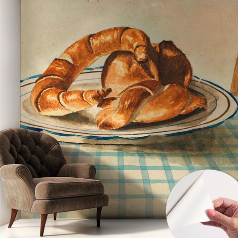 Fotomurale adesivo - parete decorativa - decorazione casa - stile moderno parete - Dolci da forno 250x250 cm (1/5)