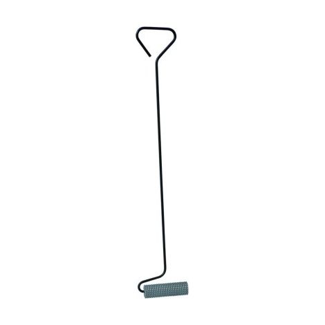 Taliaplast – Boucharde de cimentier pointes diamant – Rouleau en fonte d'aluminium – Manche en acier Ø55 cm – Largeur 175 mm pour motifs décoratifs