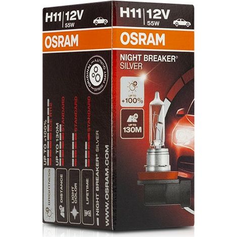Bombilla Osram H11 de 55W, 1 unidad. (1/3)