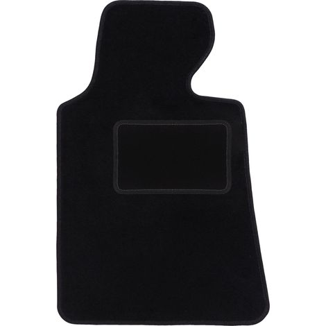 Tapicería negra mate para el asiento del conductor, compatible con: BMW Serie 7 E32 sedán (1986-1994). (1/5)