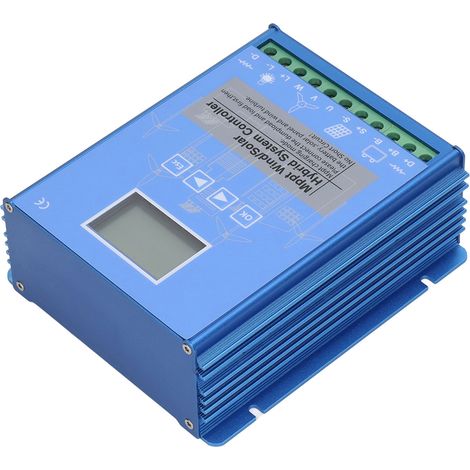 800-W-MPPT-PWM-Hybrid-Laderegler für Wind- und Solaranlagen mit 600-W-Windkraftanlage und Solarmodul, mit 12-V-/24-V-Entladewiderstand (1/5)