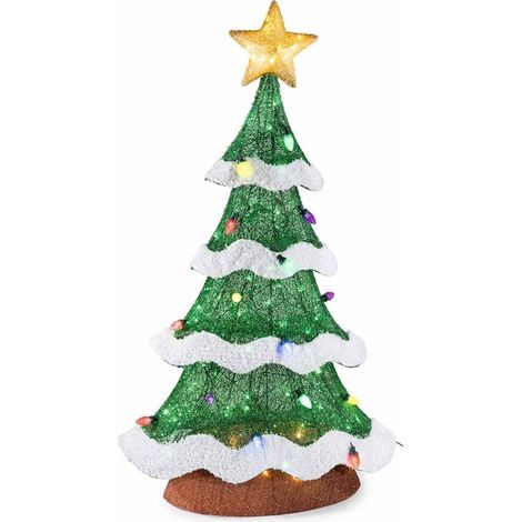Albero di Natale luminoso da esterno 120 cm con luci LED (1/5)