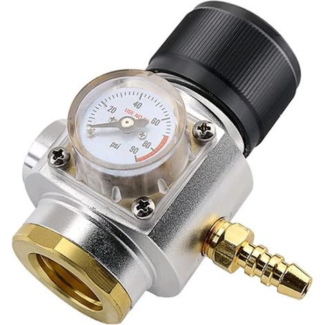 Chargeur de ft de CO2 en acier inoxydable - Mini régulateur de gaz - Régulateur de CO2 pour machine à soda, eau pétillante, bière, bouteille de soda