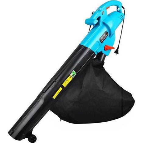 Nettoyeur soufflant électrique 2 en 1, collecteur de poussière/souffleur, broyeur de feuilles de jardin, nettoyeur soufflant 3000W (1/5)