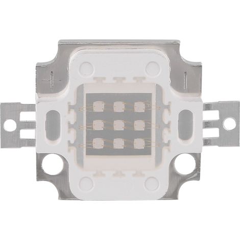 Lampe UV violette 395-400nm LED COB 10W puce intégrée haute puissance, ampoule UV pour séchage résine, noir, 1 pièce (1/5)