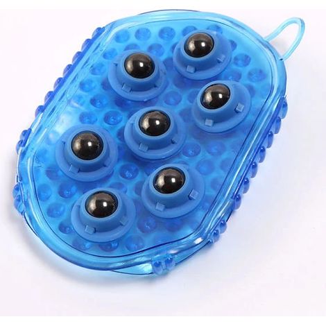 Gant de massage des mains en forme de paume, brosse de massage pour le bain
