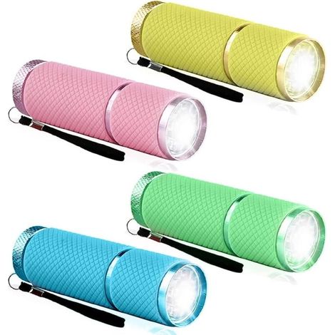 mini lampes de poche portables durables polyvalentes et étanches Lot de 4 (1/4)