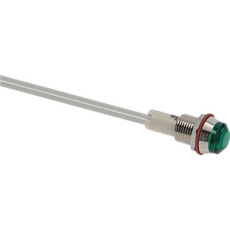 VOYANT VERT ROND A VISSER 250V POUR PETIT ELECTROMENAGER ROBOT COUPE - 500324