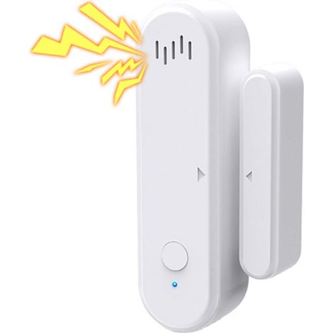 Smart Door Sensor: Wi-Fi Door and Window Sensor, Wireless Design, Instant Alert, Door Open Contact Sensor for Home Security and Home Automation (1/4)