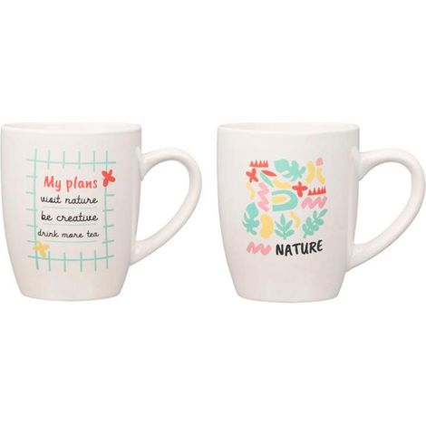 VESSIA taza porcelana nature + filtro + tapa 340 ml , Taza de porcelana Nature con filtro y tapa 340 ml, ideal para preparar y disfrutar de té e infusiones de forma cómoda. Su filt (1/3)