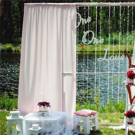 Rideaux de fond extérieurs pour la décoration de mariage, la scène et les fiançailles. (1/5)