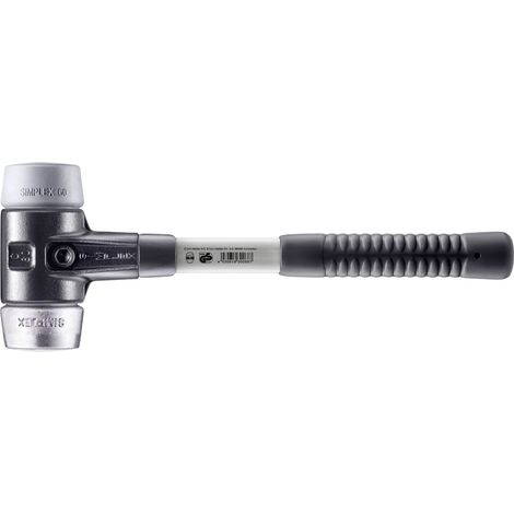 HALDER SIMPLEX TPE-Hammer mittel / Weichmetall mit verstärktem Tempergussgehäuse und Glasfaserstiel - D=60 mm - 3739.060 (1/5)