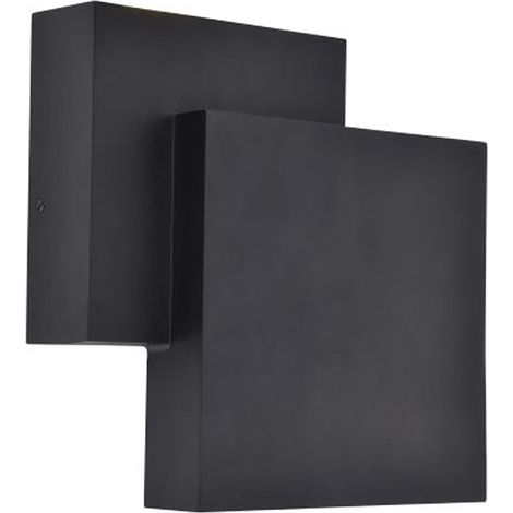 Lampada da parete per esterni Rialto a LED, nera opaca, 21W, 3000K, IP44 (1/2)