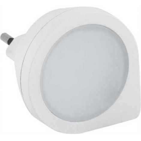 Veilleuse LED - 0,5 W - 230 V - Capteur Crépusculaire - 10 lm - 2700 K - IP20 - 54 x 54 x 50 mm - 1 Pièce
