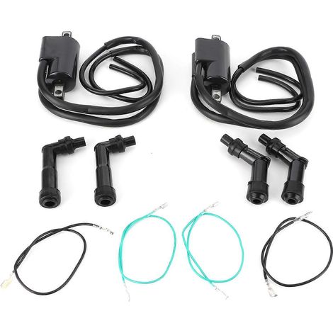 Bobine d'allumage et connecteur de bougie 30510333013 Compatible avec Honda CB350F, CB400F, CB500 et CB550 (1/4)