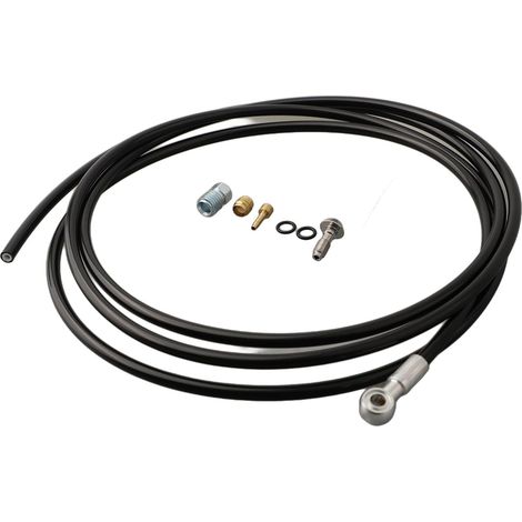 Tuyau de frein de vélo et kit d'insertion de connexion en laiton, 2500 mm, kit de tuyau de frein à disque hydraulique pour Pièce de rechange (1/5)