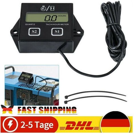 Tachymètre numérique LCD pour tronçonneuse, moto et autres moteurs 2/4 temps (1/5)