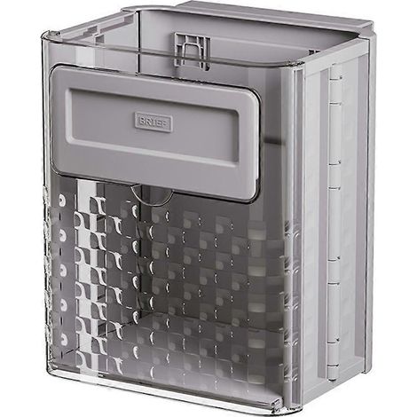 Poubelle murale de cuisine pliable et suspenduepoubelle ménagère de haute qualitégrise (1/5)