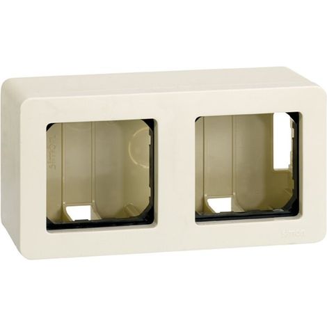 Boîtier de surface pour 2 éléments SIMON 27821-32