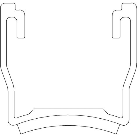 K2 Systems Kurzschiene MultiRail 10 Aluminium 100mm (1/2)