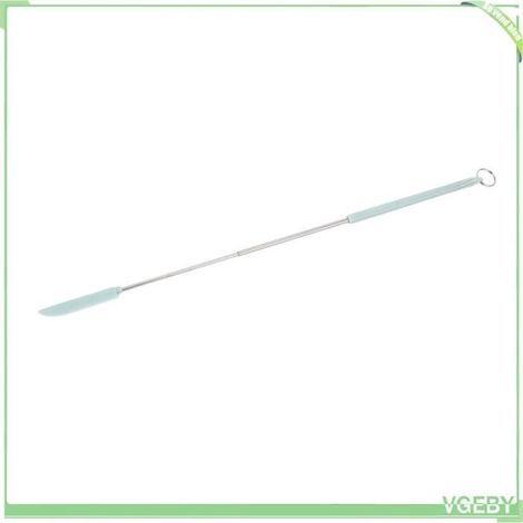 Spatule en silicone rétractable - FAFEICY - Mini spatule verte - Flexible - Sûre - Pratique (1/5)