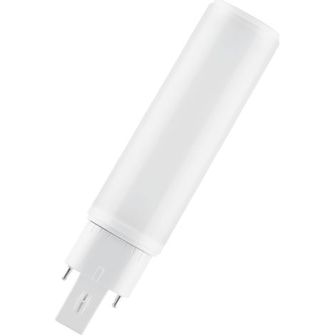 OSRAM DULUX D 13 LED-Lampe für G24D-1 Sockel, 5 Watt, 600Lumen, Warmweiß (3000K), rotierbar, Ersatz für herkömmliches 13W-Dulux Leuchtmittel