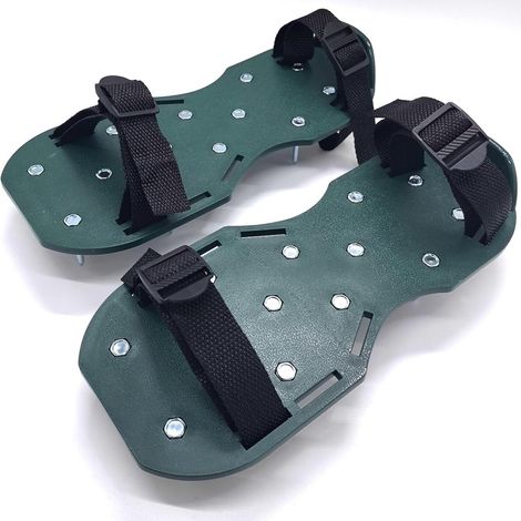 Aérateur de pelouse - Chaussures à pointes pour aérer la pelouse (1/4)
