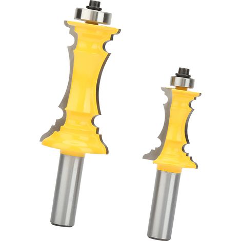 2 pièces fraise à moulure corniche pour défonceuse tige 1/2 pouce menuiserie (1/5)