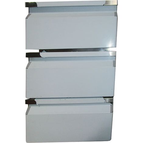 Kit de tiroirs GN 3x 1/3 pour tables réfrigérées avec profondeur 700 mm - version vieille - VIRTUS
