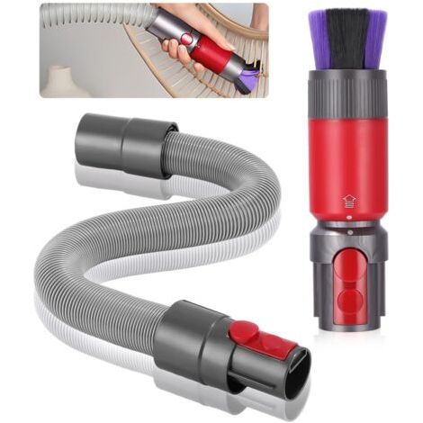 Cepillo Antirayado para Aspiradora, Accesorio Suave y Flexible con Cerdas y Manguera Extensible, Compatible Varios Modelos - AUTRES (1/5)