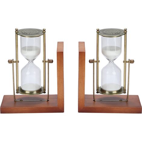 2-teiliges Vintage-Sanduhr-Set für die Heimdekoration und als kreatives Hochzeitsgeschenk (1/5)