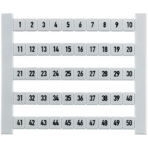 Weidmüller 523060011-50 Marquage de bornes 50 pc(s) D16778 (1/2)