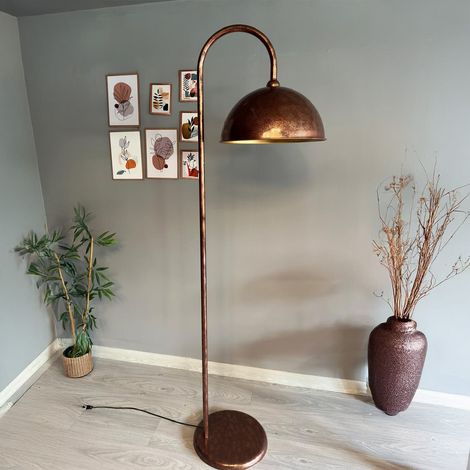 Lampadaire Lunor Métal Moderne E27 Largeur 32 cm Abat-jour Réglable Tablette Variateur (1/3)