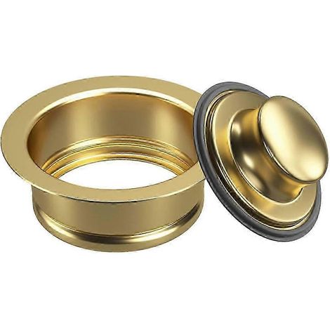 Bride et bouchon universels pour broyeur d'évier, compatibles avec les trous de vidange standard de 3 à 12 pouces et les accessoires d'évier. (1/5)
