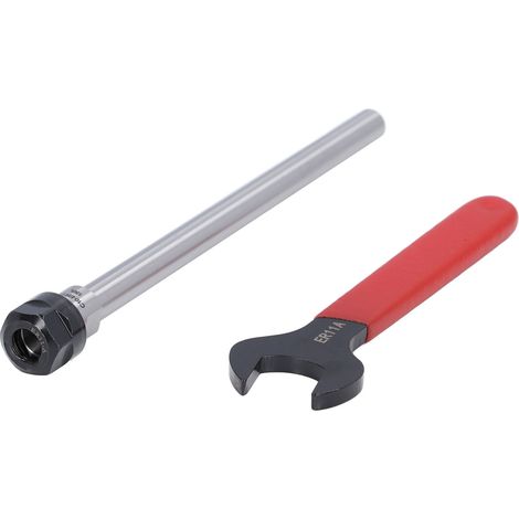 ER11 C10-ER11A-150L Spannzangenfutter, 150-mm-Werkzeughalter mit geradem Schaft, CNC-Verlängerung mit Schraubenschlüssel, Fräszubehör (1/5)