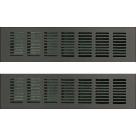 Grille de Ventilation Rectangulaire, Grille D'aération Rectangulaire, Grille D'aération, Grille Ventilation Rectangulaire, Grille d Aeration Rectangulaire pour une Ventilation Idéale 80 300mm 2PCS
