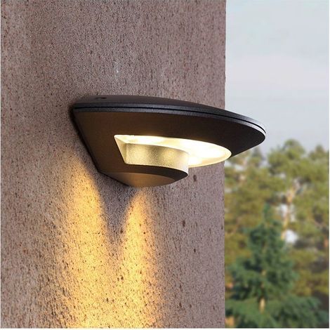 4W Applique Murale Interieur/Exterieur LED étanche IP65 avec Angle d'éclairage Réglable Blanc Chaud 3000K [Classe énergétique E] - RWApplique murale chambre (1/3)