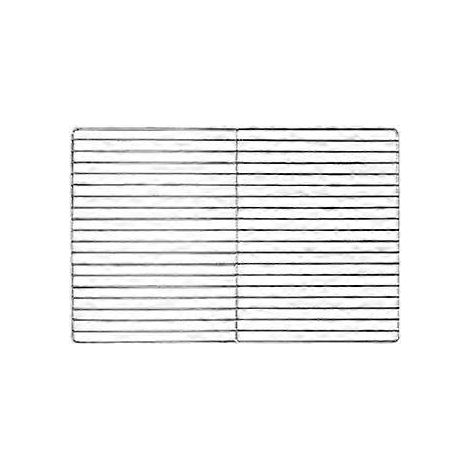 Grille de cuisson de rechange en acier inoxydable pour barbecue-44.50X29.50X0.30CM