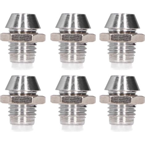 Lot de 100 supports LED chromés laiton M6 pour instrument électronique, équipement industriel, bateau, camping-car, camion, auto, panneau solaire (1/5)