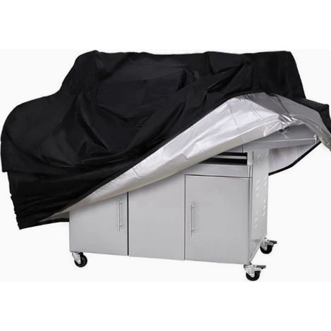 Housse Pour Barbecue - Tissu Oxford Imperméable Anti-UV Résistant Au Vent Et À La Neige - Pour Barbecue Gaz Ou Charbon - 1 Pièce (1/5)