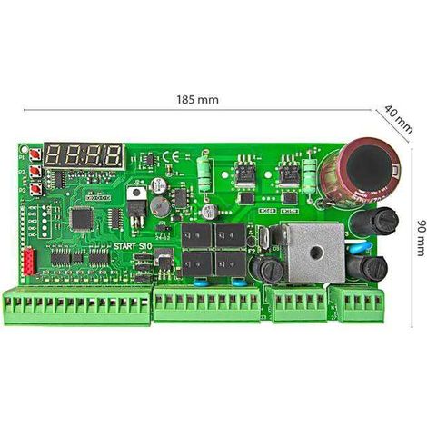 Centrale universale START-S10 per 1/ 2 motori automazione 12/24Vdc scorrevoli e basculanti con display (1/2)