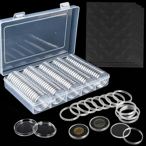 100 Pcs Coin Storage with EVA Seal Protector (1/5)