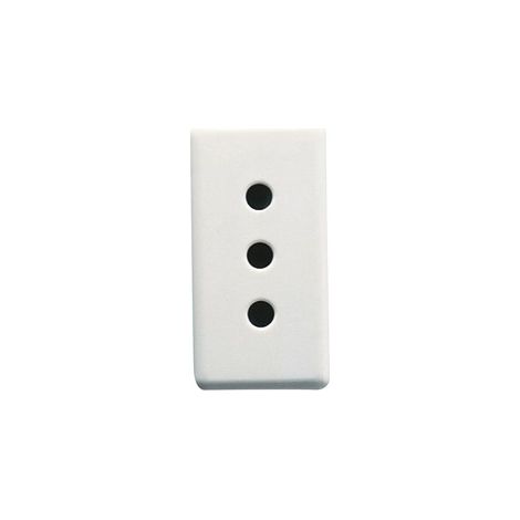 Presa 10A 250V ac 2P+T P11 Bianca - Serie Civili Gewiss System GW20201