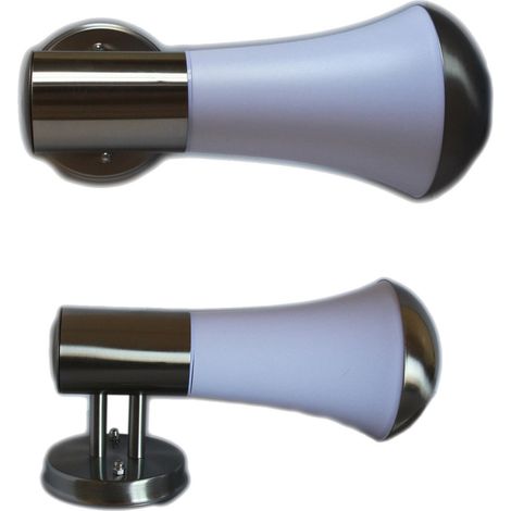 TrAdE Shop Traesio - Applique Da Giardino A Parete Faretto E27 220v Luce Da Esterno Lampada Mod.5002 - (1/3)
