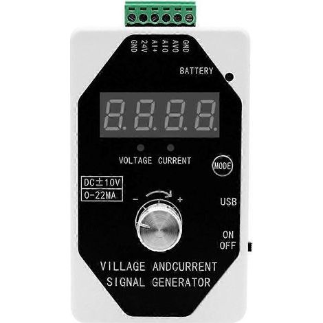 Générateur de signaux multifonctions 4-20 mA Courant Tension Température RTD Thermocouple Calibrateur de processus portable (1/5)