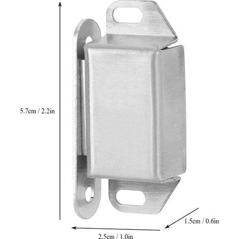 5 Pièces Attaches Magnétiques pour Portes d'Armoire et de Placard, Bloque-Porte (1/5)
