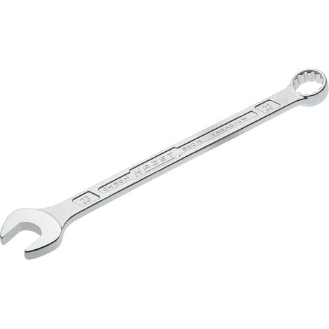 Hazet Ring-Maulschlüssel, Außen-Doppel-Sechskant-Tractionsprofil, 23 mm