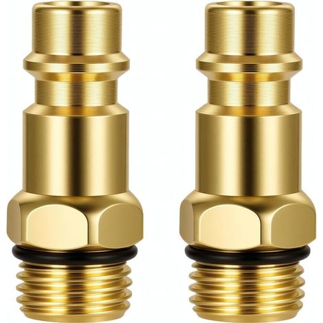 Raccords pour conduites d'air, raccords pour compresseurs d'air, kit de coupleur et bouchon 1/4", raccords (1/5)