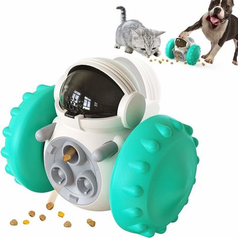 Pet Snack Ball Chien, Jouet Interactif pour Chien, Alimentaire équilibre de Voiture Pet Jouet, Slow Eating Boule, Peut Soulager l'anxiété, pour Chiens de Grande Taille et de Petite Taille (1/5)