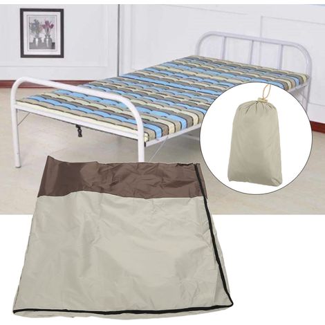 Housse de Protection Pliable pour Lit Escamotable, Imperméable et Anti-Poussière, Intérieur et Extérieur 102x33x104 cm (1/5)